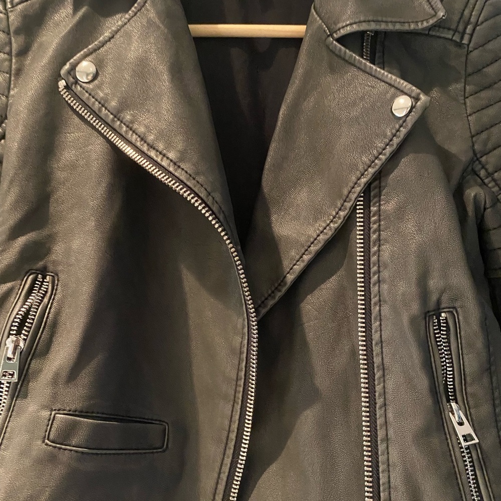 Topshop faux leather jacket - Picture 2 of 4